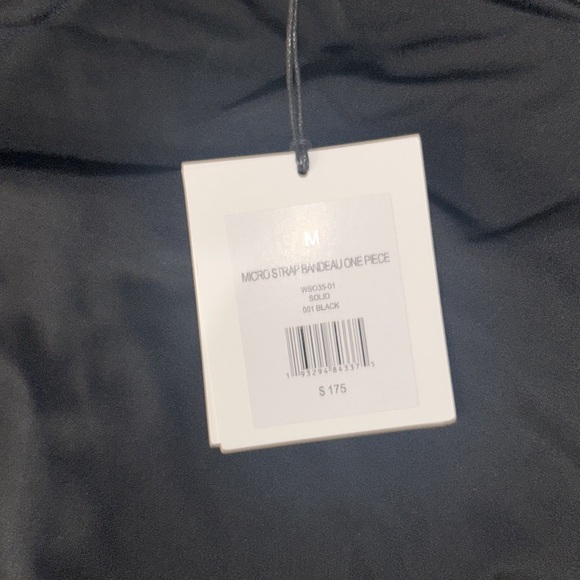 Black Micro Strap Bandeau One Piece
ONIA - Picture 7 of 7